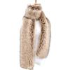 Women Long Scarf Solid Color Thickened Scarf Imitation Fox Fur Versatile Soft Scarf Winter Outdoor Wear