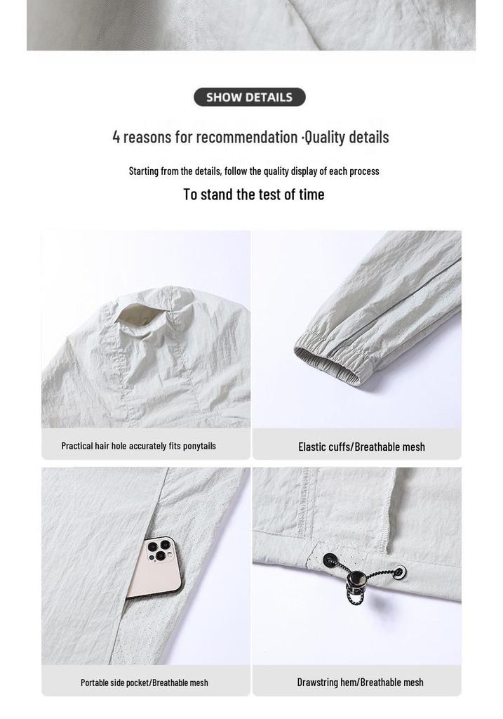 Nylon Ice Silk Outdoor Summer Sports Wear for Men and Women