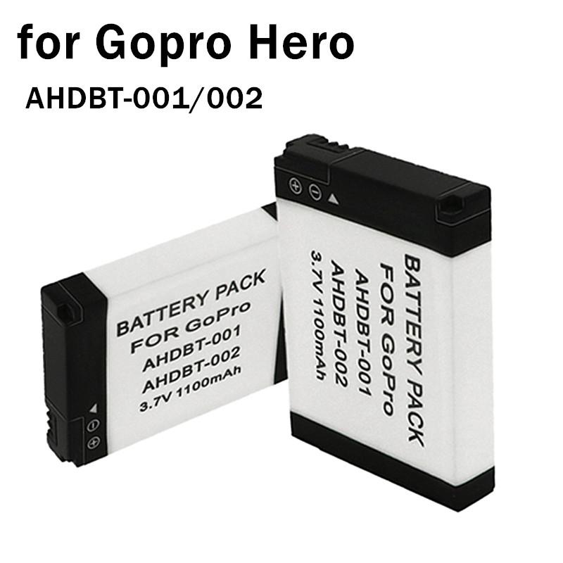 

Аккумулятор Gopro Hero 3,7 В, 1100 мАч, белый, подходит для GoPro AHDBT-001/002, аккумулятор для спортивной камеры, аксессуары Gopro