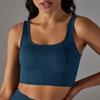 New Seamless Knitted Solid Color Dot Suspender, Beautiful Back Bra, Sports Running Fitness Suit, Vest For Women