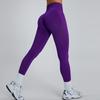 Womens High-Waisted Seamless Yoga Leggings Tight Fit Running Pants Breathable Quick-Dry Sport Trousers