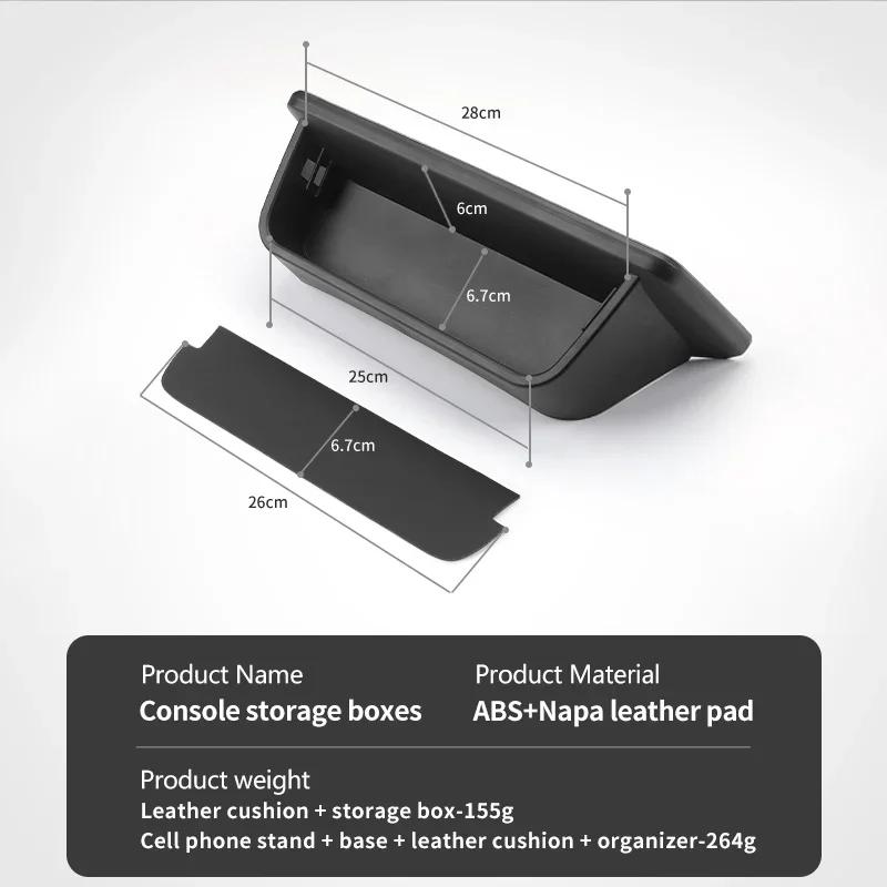 New For BMW 5 Series G30 G38 Car Dashboard Console Storage Box Stowing Tidying Auto Dash Organizer Glasses Phone Holder Acc