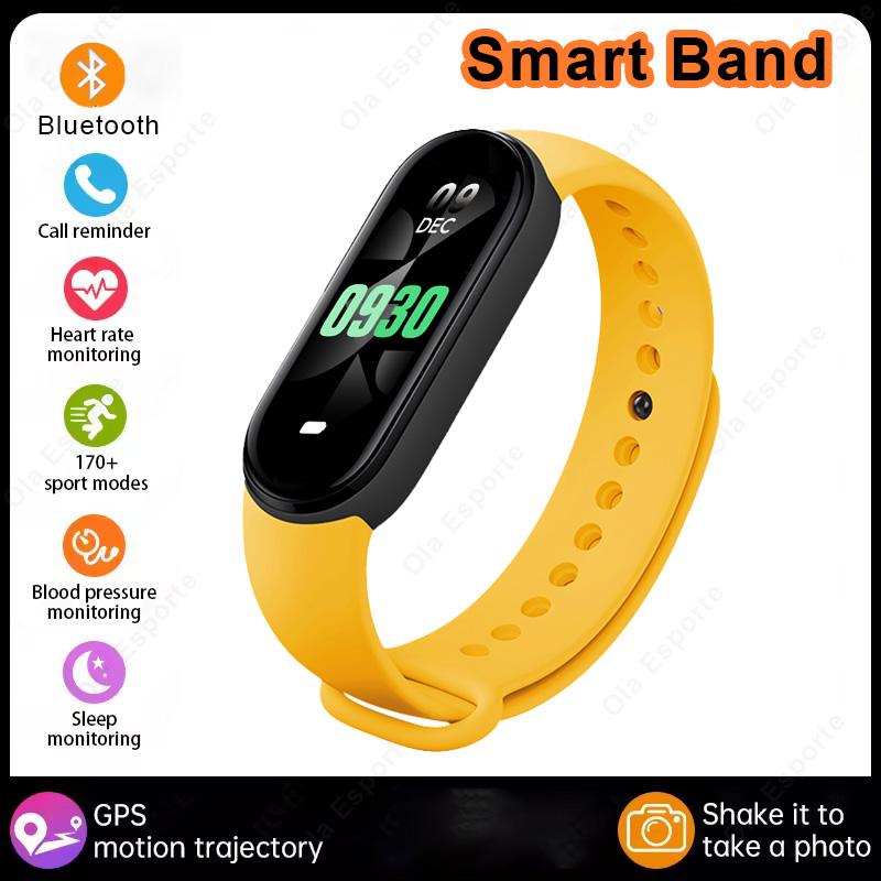 M6 Smart Band IP67 Waterproof Sport Watch Men and Woman Blood Pressure Heart Rate Monitor Fitness Smart Bracelet For Android Ios