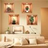 Frosted Flower Decals Autohesion Wall Stickers New 3D Wallpapers
