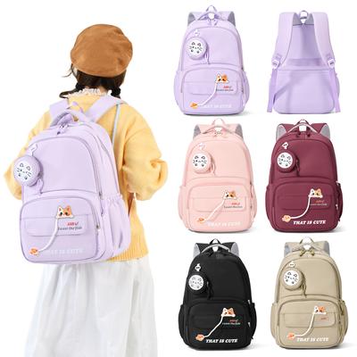 Mochila Escolar Desenho Animado Grande Capacidade para Alunos do 3º ao 6º Ano