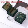 Creative Pu Leather Book Style Ring Box With Flip Cover For Jewelry Packaging