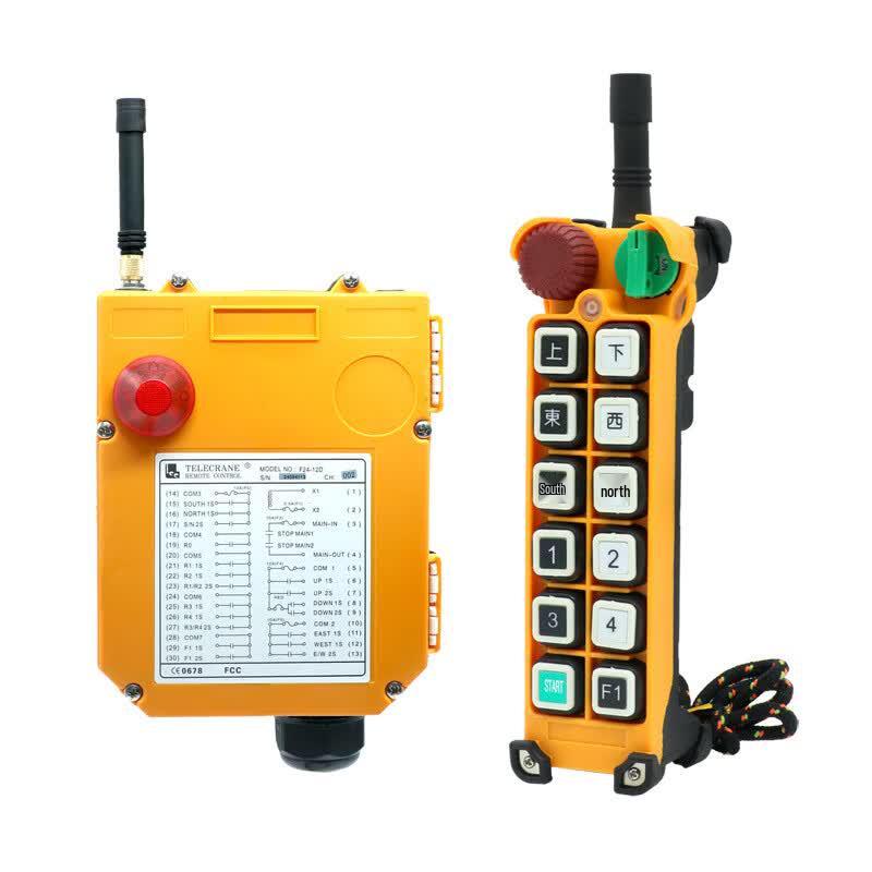 Kuangzhi F24-12D/12S Industrial Wireless Crane Remote Control Crane & Gantry Remote Control
