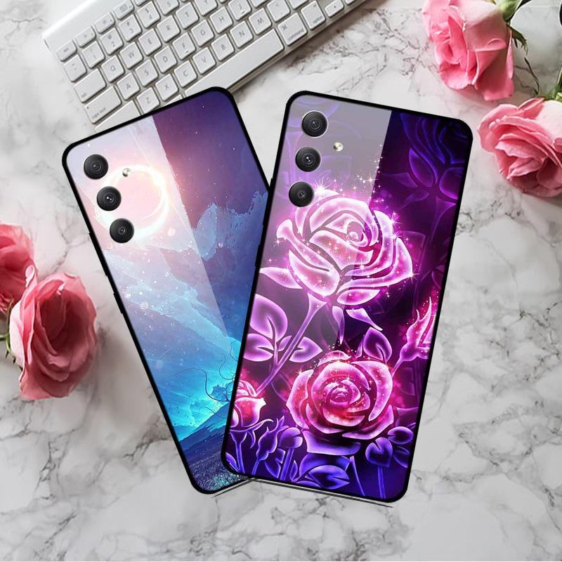 Чохол для телефону Samsung A35 5G - Персоналізоване кольорове загартоване скло, Захист від падінь.