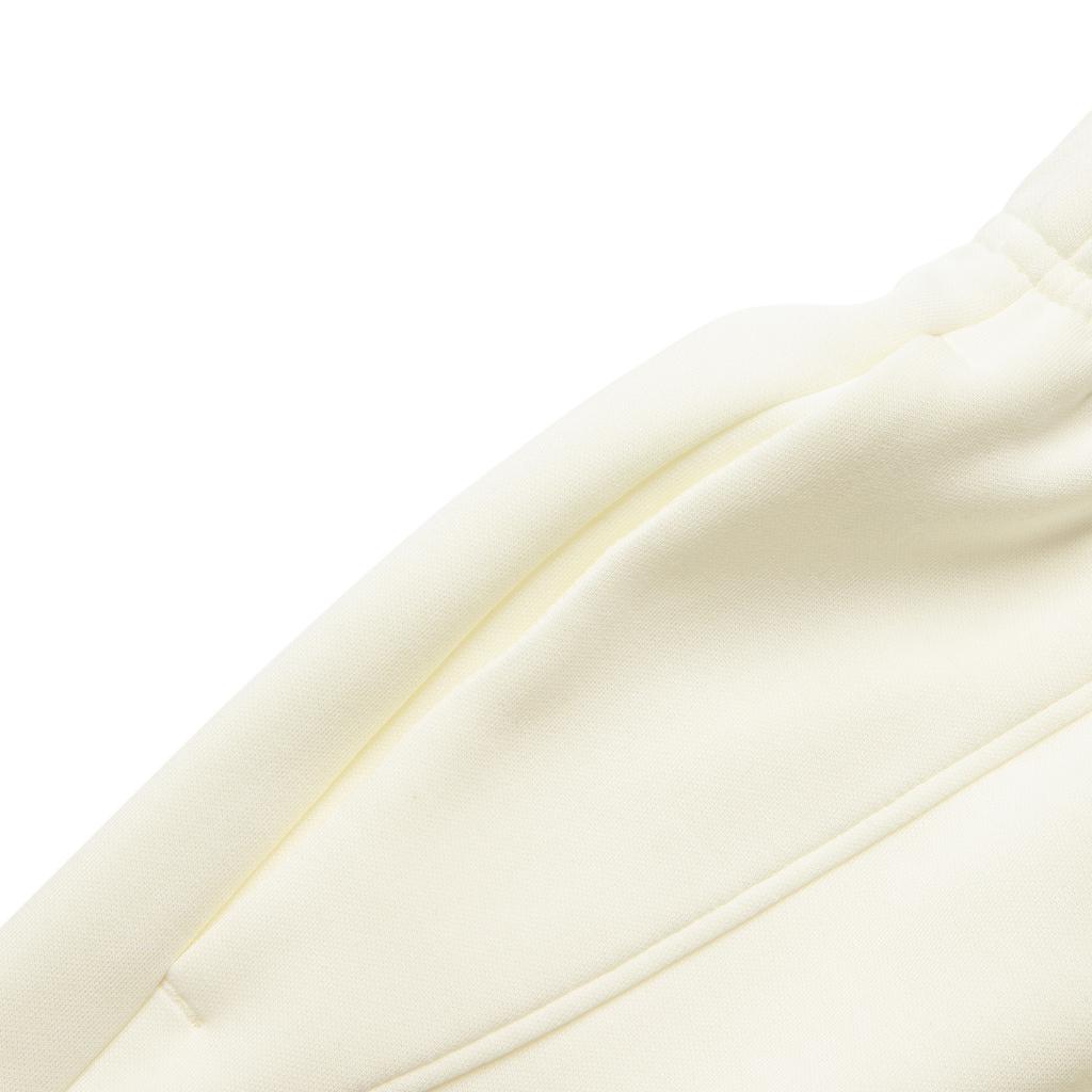 Li Ning Fitness Series Solid Color Mid Waist Elastic Versatile Five Point Casual Shorts Women shorts Mother-Of-Pearl-White AKSV438-1