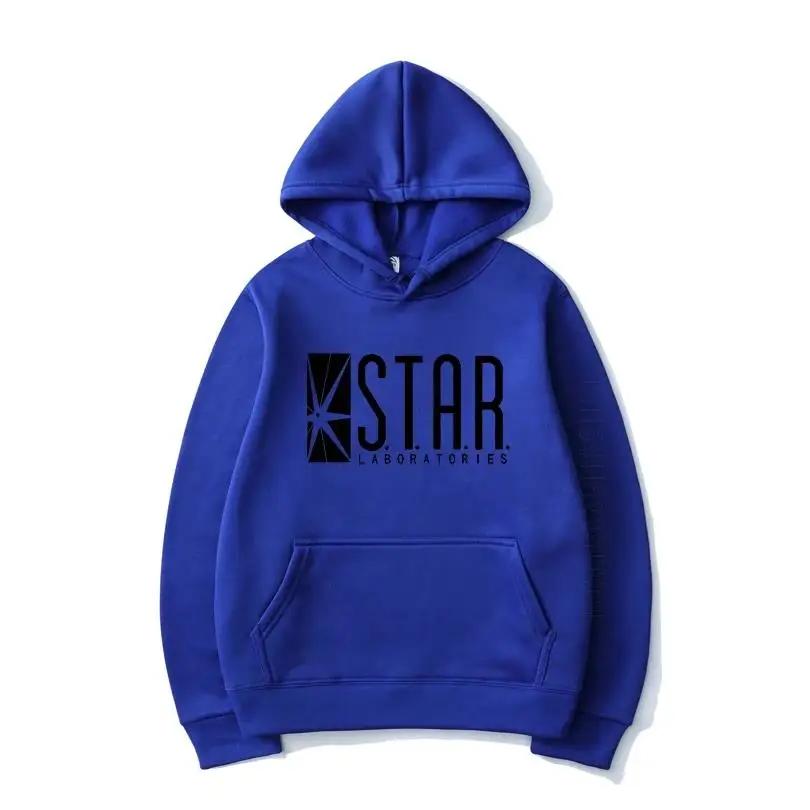 2025 hoodie solid color Star Labs warm pullover fashionable hip-hop street wear men's and women's autumn and winter hoodies
