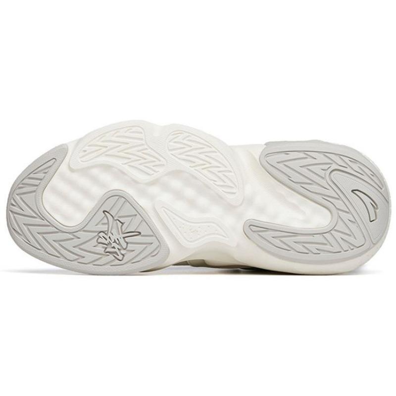Anta Men Badao Weifeng Wear-Resistant Low-Top Casual Sports Shoes White Blue Green 112228080-1