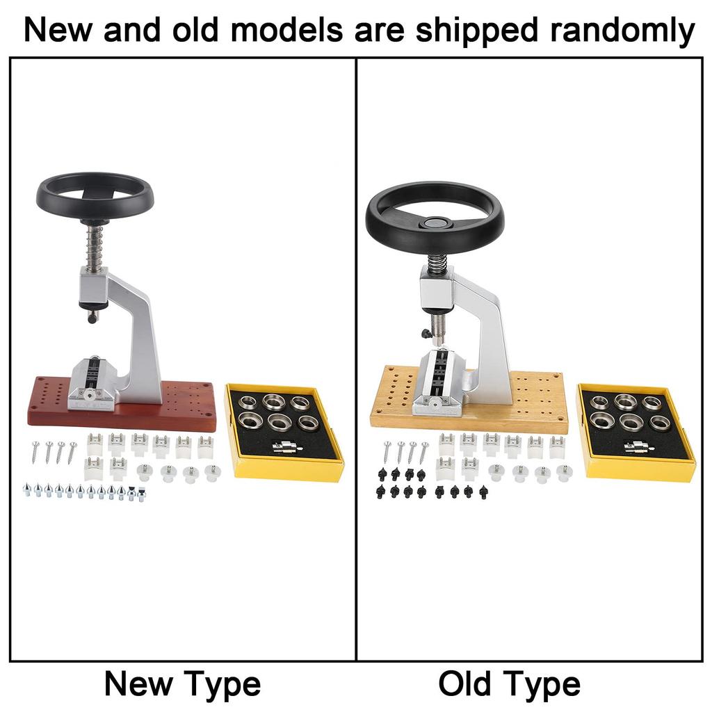 Watch Back Opener, Watch Case Opener, 5700 Bench Watch Back Opener with 6 Die Accessories for Watchmaker Repair, Watchmaking and Opening