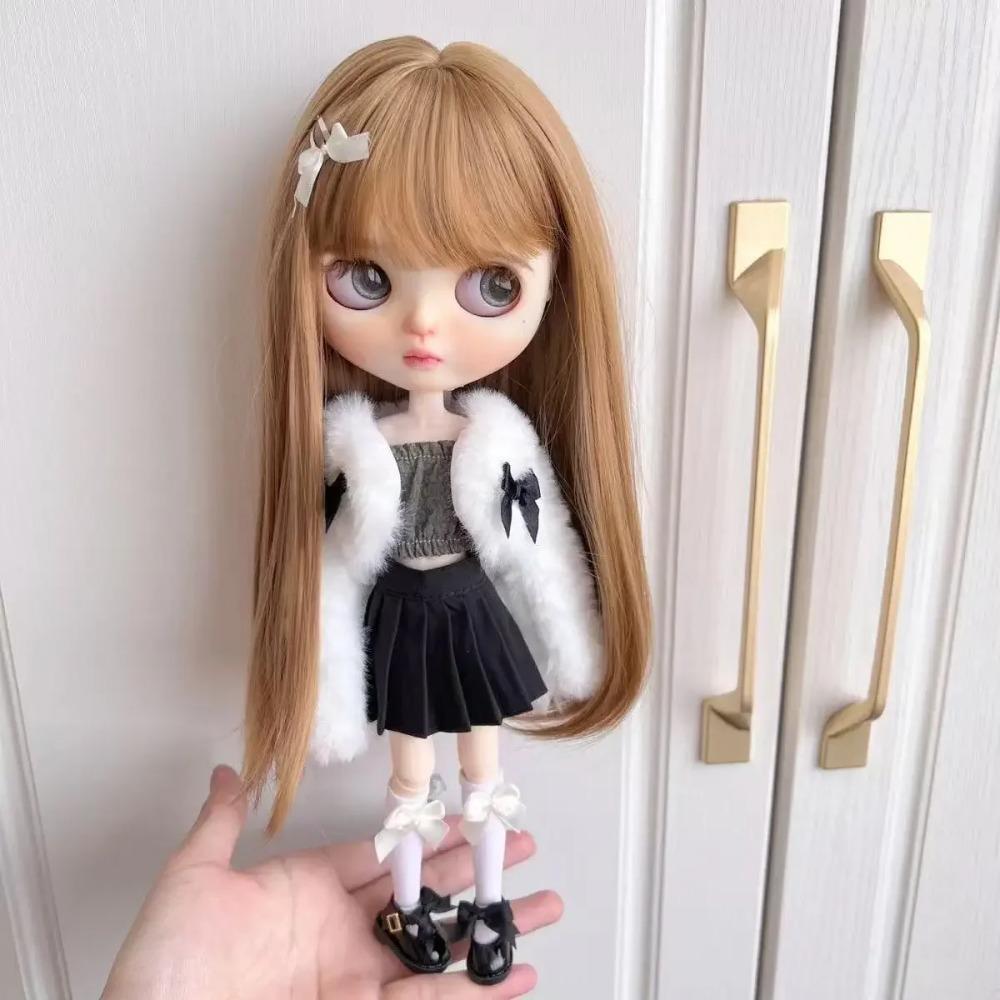 Fashion 1/6 Blythe Doll Clothes Sweater Set Barbir Doll Replace Clothes Ob24 Doll Outfit Accessories No Socks