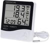 Hot Selling Digital LCD Screen Indoor Clock Thermometer Hygrometer Temperature Humidity Tester for Home Use