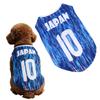 Vestă Tricou Fotbal pentru Animale de Companie Ușoară Respirabilă Material Moale Potrivire Confortabilă Design Fără Mâneci Potrivit pentru Câini Mici Medii Îmbrăcăminte Sport