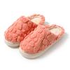 Autumn and winter new plush thermal cotton slippers women's indoor home non-slip household couple plush slippers men's winter