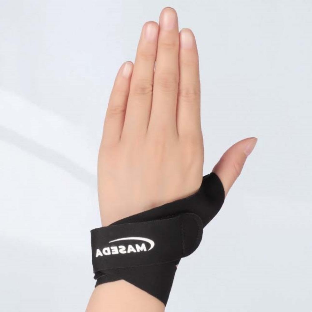

Finger Protector Thumb Wrist Strap Compression Thumb Sleeves Carpal Tunnel Black Left hand L