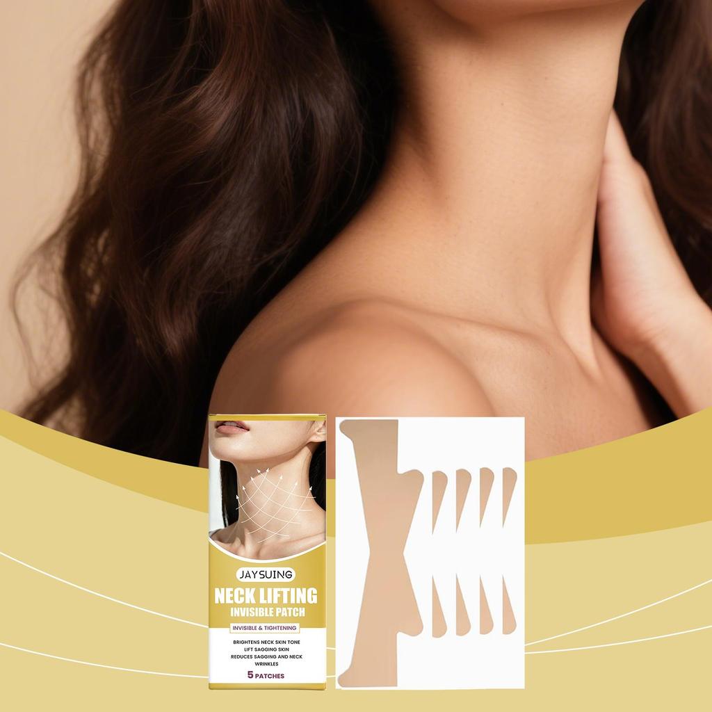 Jaysuing Invisible Neck Care Patch: Gentle daily moisturization for a comfortable neck contour and skin care