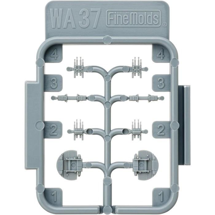 Fine Molds 1/700 Nano Dread Series WWII British Navy QF 2-pound Pom-Pom Gun 8-barrel Mount Plastic Model Parts Ship Model WA37 Gray