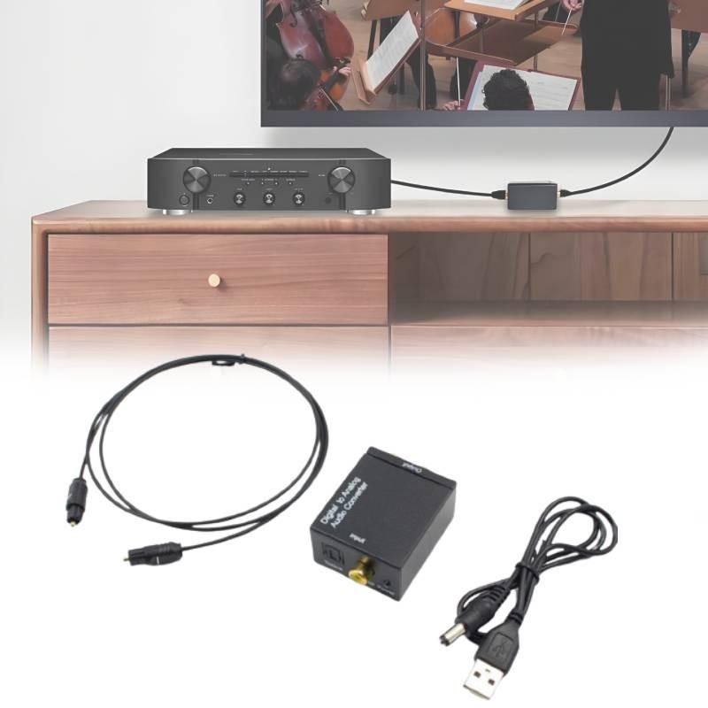 High-quality Digital To Analog Converter With Gold-plated D/a Interface For Audio