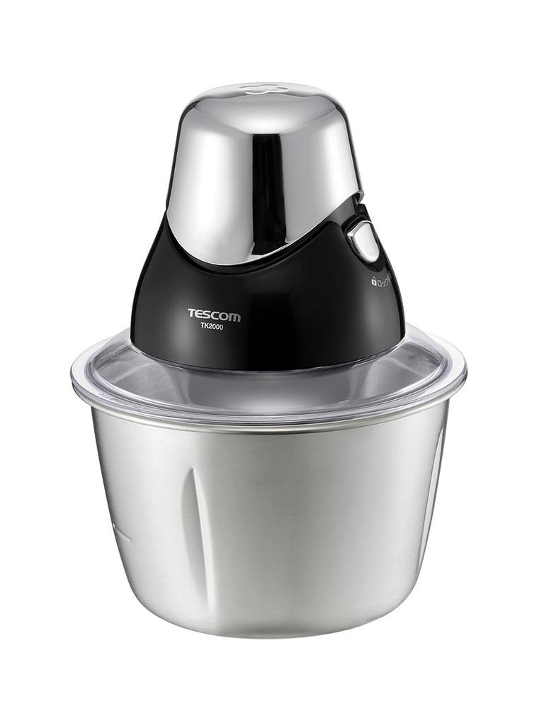 Robot kuchenny Tescom Kompaktowy tarcie robienie masła 2 hamburgery książka kucharska ze stali nierdzewnej srebrny TK2000 S, (gruby/drobny),