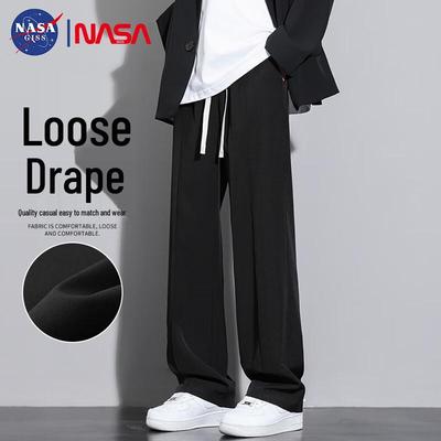 NASA GISS Men's Loose Straight-Leg Casual Pants