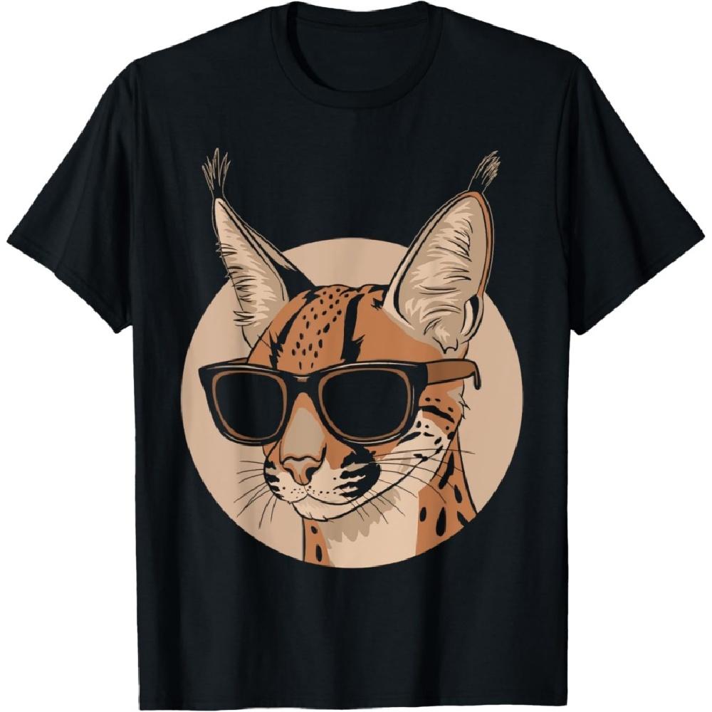 

Big Floppa Funny Caracal Meme Cat Floppa Meme T-Shirt(1) XXXXXL чёрный