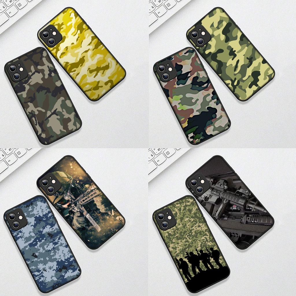 For Motorola Moto Edge 50 30 Fusion 40 NEO Ultra Pro E14 G20 E15 G35 G84 G13 G53 Case Camo Pattern Military Army Camouflage