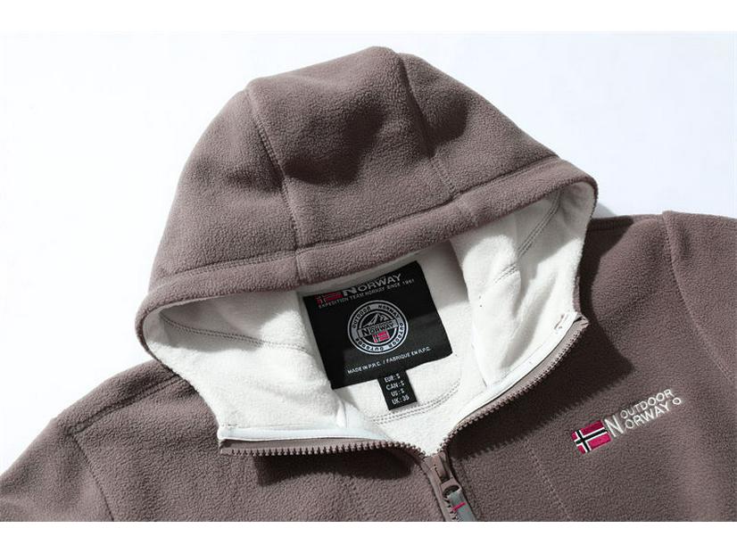 Norská venkovní bunda s kapucí a fleecovou podšívkou: Husté, Teplé, Větruodolné, Mrazuvzdorné Zimní Oblečení