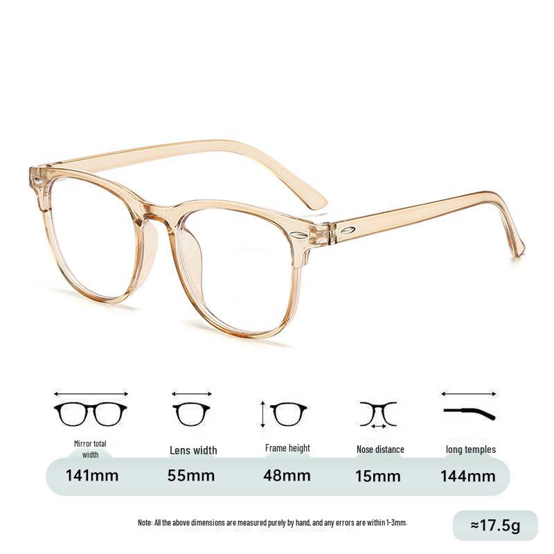 Trendy Unisex Korean-Style Myopia Glasses with High-End Anti-Blue Light Frames