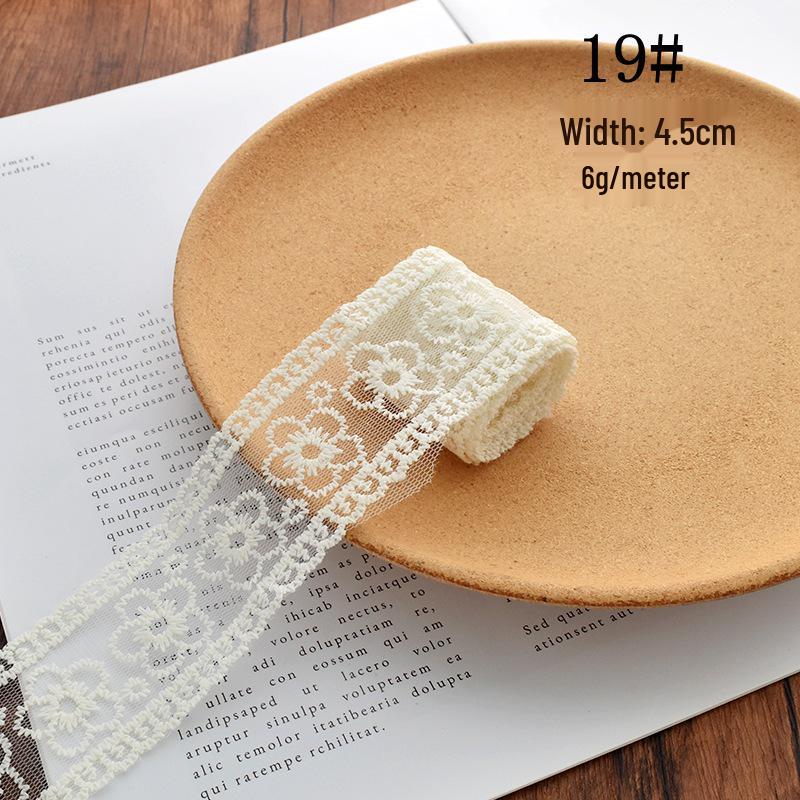 

Hollow Lace Trim for Handmade DIY Clothing, Curtains, and Hair Bows Price per meter
