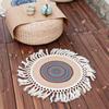 Round Tatami Floor Cushion for Reading, Meditation, and More