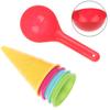 5 Pcs/Lot Cute Ice Cream Cone Scoop Sets Beach Toys Sand Kids Children