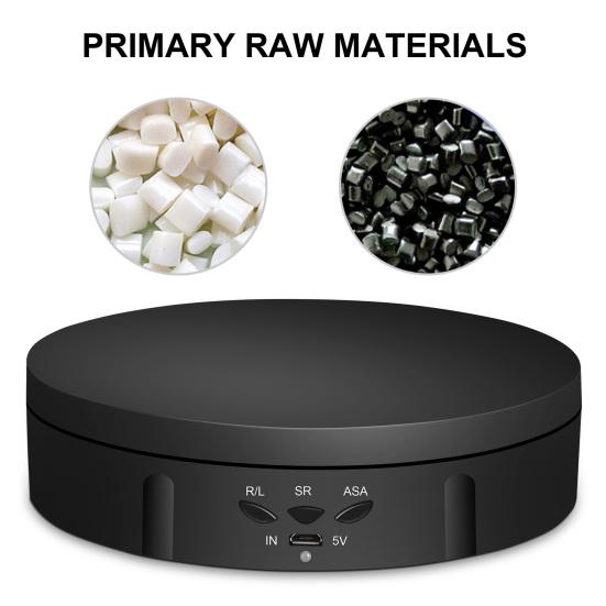 Drehbare Plattenspieler-Fotografie-Display-Ständer 360 Grad Panorama Verstellbar Sanfte Drehung Anti-Rutsch Wiederaufladbar