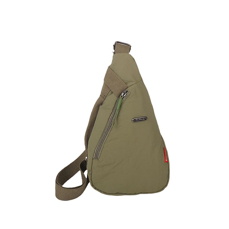 

Простая однотонная нейлоновая сумка через плечо для женщин, поясная сумка с застежкой-молнией, мягкая нагрудная сумка, многофункциональная, повседневная