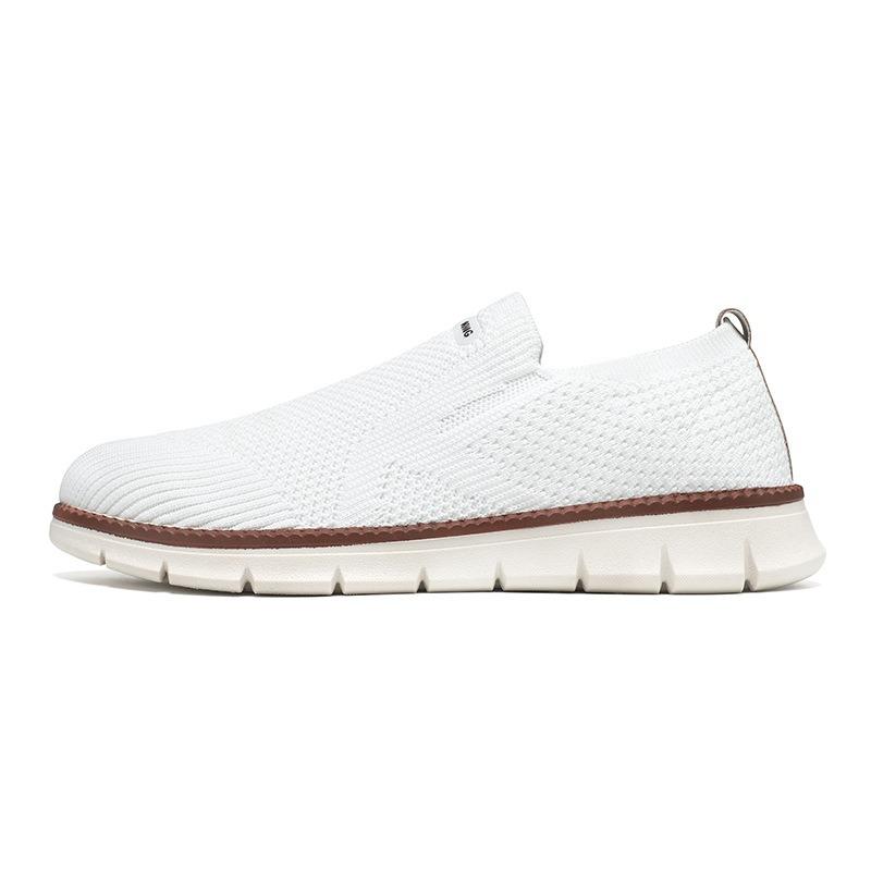 Mesh Shoes for Men, Summer Breathable Slip-on Lazy Skateboard Shoes, Men's Breathable Casual Sports Shoes.