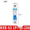 Chint NXB Air Switch Circuit Breaker: 1P, 2P, 3P, 4P Household Type D Three-Phase Disconnector 380V.