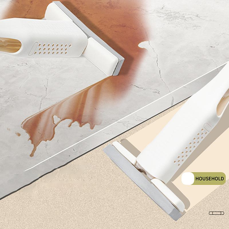 Household Cleaning Mop Portable Mini Mop Folding Absorbent Floor Scrubbing Mop Desk Window Car Glass Cleaning Tool