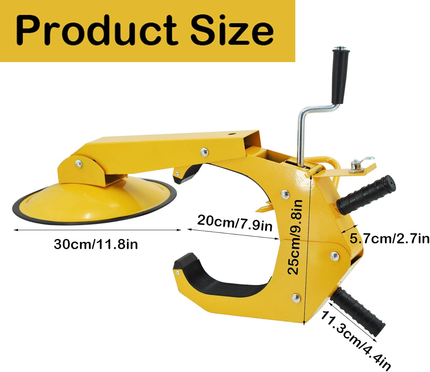 

Набір із 2 шт. Регульований затискач-блокіратор колеса причепа, Міцний сталевий протизламний замок для шин для будинків на колесах, човнів, вантажівок та автомобілів United States