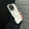 For iPhone 16 Pro Max Hybrid Case Compatible with MagSafe TPU + Acrylic Phone Shell Built-In AI Photo Button