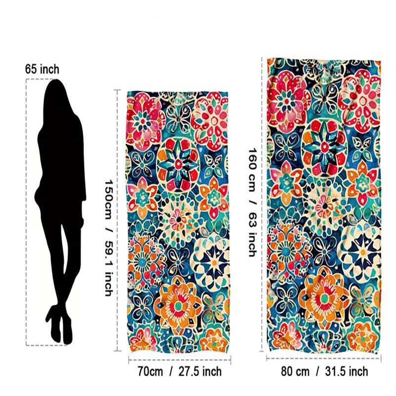 Microfiber Yoga Sports Towel Bohemian-style Outdoor Beach Towel Swimming Quick-drying Beach Towel