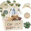 Solid Wood Baby Supplies Storage Box
