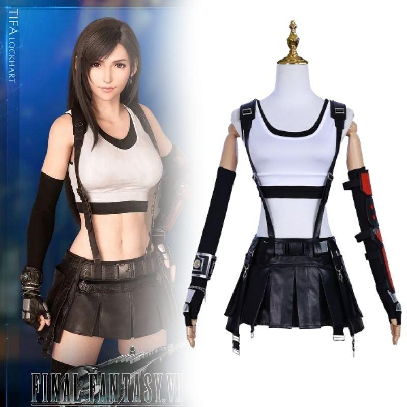 Elegancki Kostium Cosplay Tify Zainspirowany Grą Miejski Styl Poliestrowy Strój