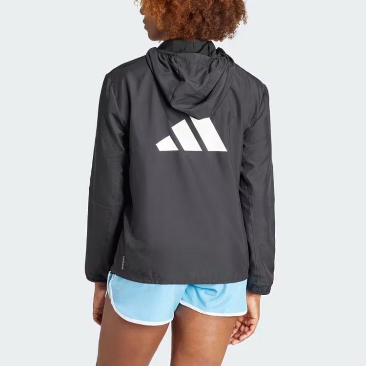 New Adidas Run It Jacket Jackets & Coats Women's Black IL7223