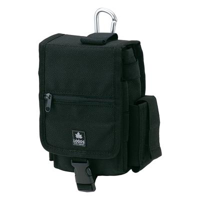 LOGOS Hip Cargo No. 5 Bag Pouch with Carabiner, Belt Loop, and Storage Pocket