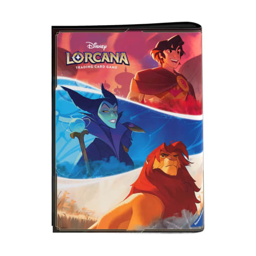 Disney Lorcana 9-Pocket Twinkling Skies Portfolio Card Game, (5-Pack Set)