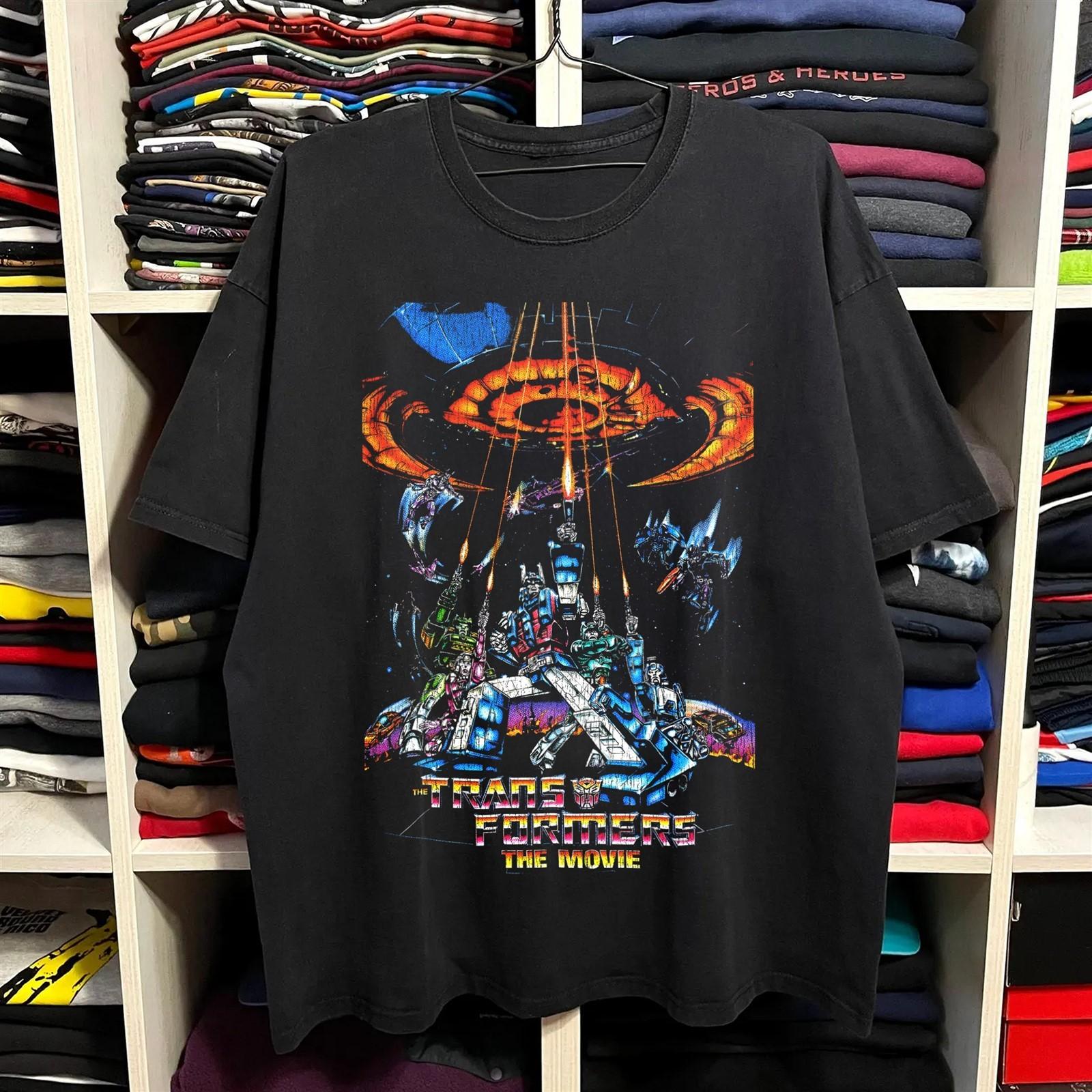 Transformers The Movie Aged T-Shirt Black M 4XL