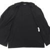 Yohji Yamamoto POUR HOMME Men's Double-Collar Long Sleeve Shirt, Black, Size 3, HN-B45-500 tops 36 blackUsed