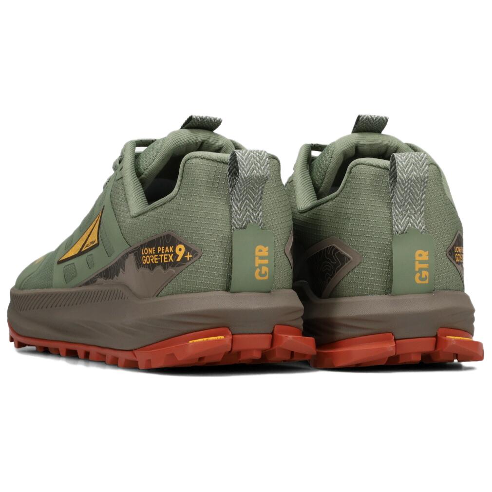 Altra Lone Peak 9+ Comfortable Versatile Trail Running Shoes Men sneakers Olive-Green AL0A85UT3151