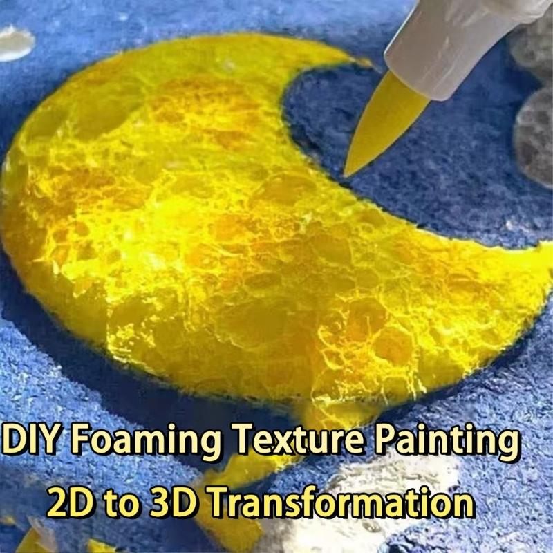Paper Featuring a Distinctive Foam Surfaces That Promotes Vibranting Color Application for Kids and Adult Artists